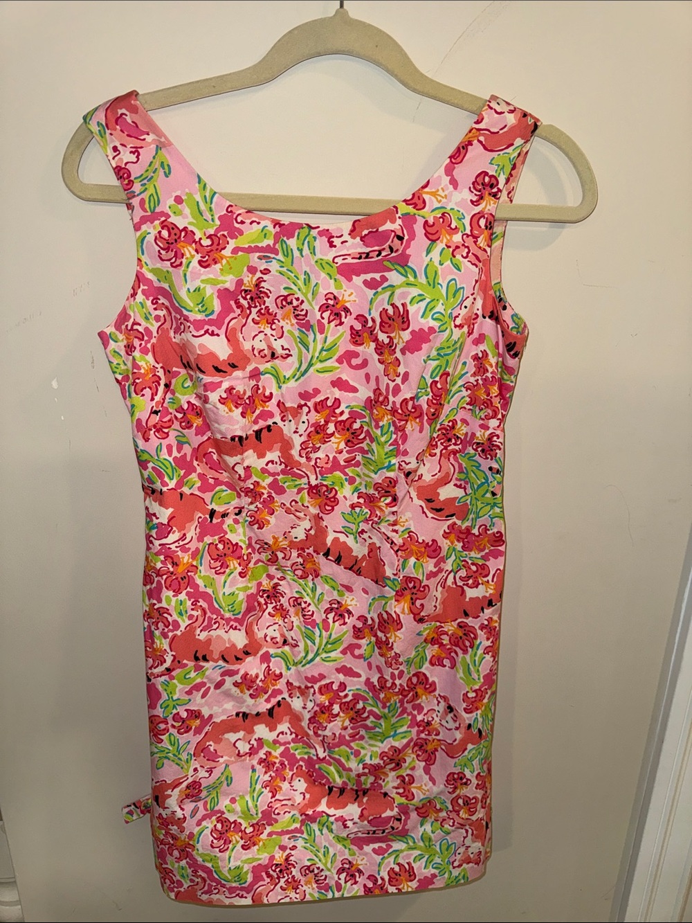 Lily Pulitzer Pink Floral Sleeveless Sheath Dress